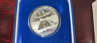 Taliansko Proof - 5 Euro, 2006 FIFA World Cup Germany