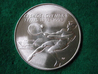 Strieborná 500 Kčs 1993 Tenis - TOP stav