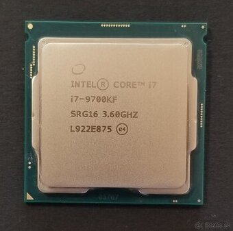 Procesor Intel Core i7-9700KF FCLGA1151 Coffee Lake CPU