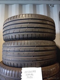 2ks letné pneu 225/45R17 Nokian