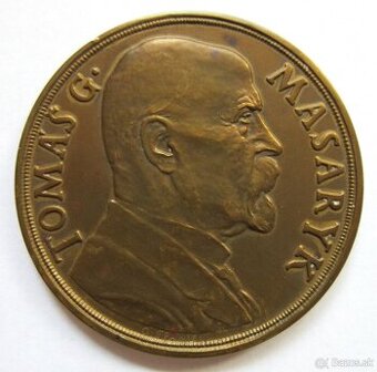 stará medaila Tomáš Garyk Masaryk 1935