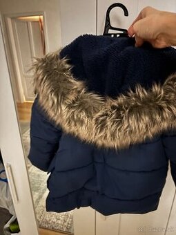 Zimna bunda tmavomodra velk.98