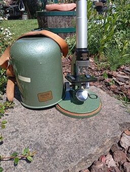 Retro starý mikroskop Meopta