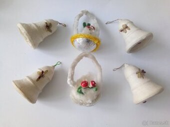 Vánoční ozdoby - starožitné - staré, vianočné ozdoby