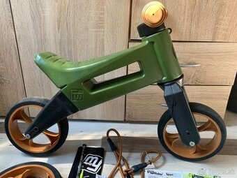 Funny Wheels Rider SuperSport khaki/hnedé 2 v 1