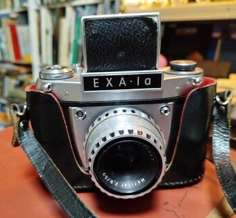 Retro fotoaparát EXA Ia Ihagee Drážďany--funkčný--fotoaparát