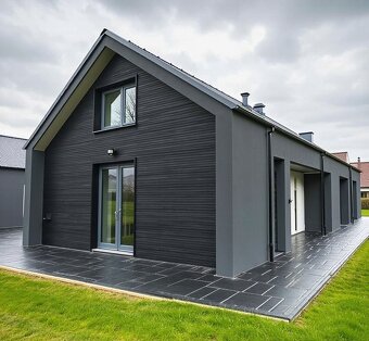 Novostavba štýlového RD pri Michalovciach, 500 m2