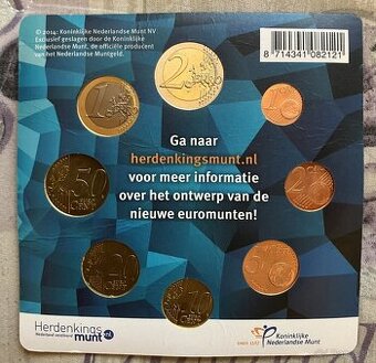 Sada euromincí Holandsko 2014