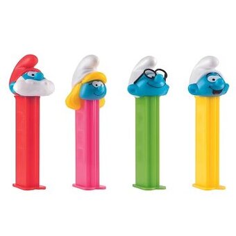 PEZ dákovače Smurfs šmolkovia 3 ks