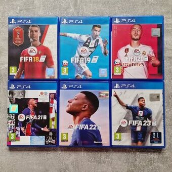 Kolekcia hier FIFA 18-23 CZ (PS4/PS5)