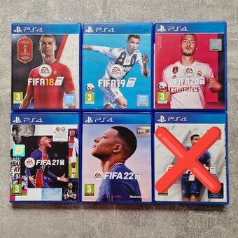Kolekcia hier FIFA 18-22 CZ (PS4/PS5)