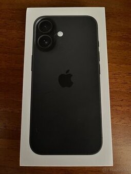 iPhone 16 128GB, čierny
