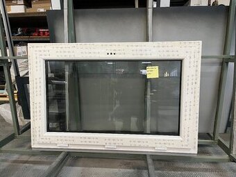 Predám plastové okno antracit/biela 1175x745mm
