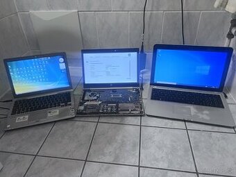 3x notebook - sony, msi, hp i3 7gen - 3x funkcny