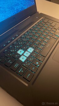 Herný notebook ASUS TUF Dash F15 FX516PM – výborný stav