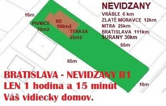Predám RD Nevidzany s okamžitým nasťahovaním. - 1