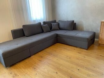 Rohová rozkladacia sedačka