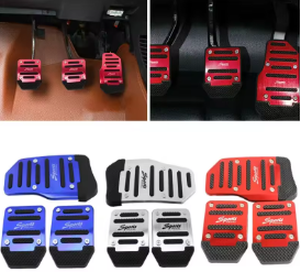 univerzálne protišmykové kryty pedálov do auta, 3 farby