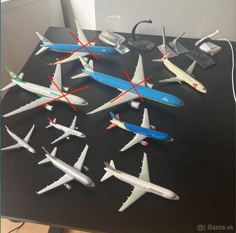 Rôzne modely lietadiel Airbus a Boeing