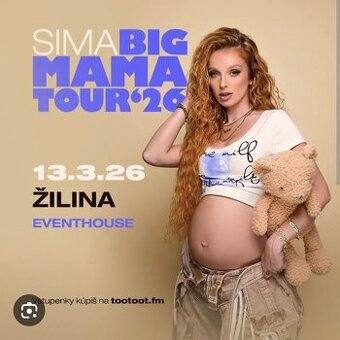 Listky na koncert Sima Big mama tour Zilina
