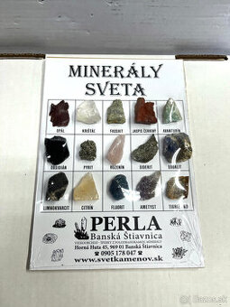 Predám vzorkovník surových minerálov
