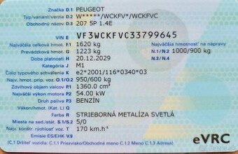 Predám Peugeot 207 1,4E