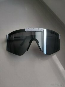 Športové slnečné okuliare Pit Viper (biele - sivé sklo)