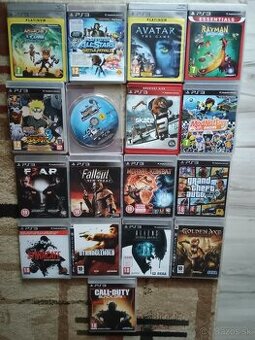 Predám hry na PS3 - 17 ks, 15 eur za kus - PlayStation 3