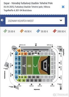 VIP Separ - národný futbalový štadión tehelne pole
