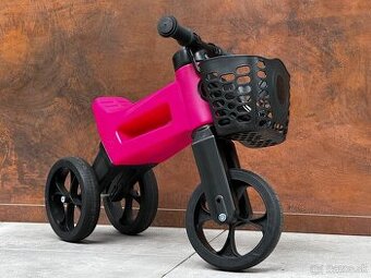 Odrazadlo FUNNY WHEELS Rider SuperSport 2v1 ruzova-malina