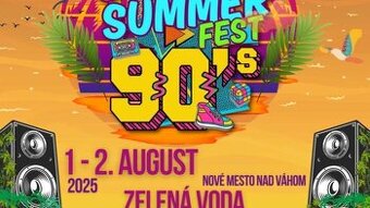 2x 2dnova vstupenka na predaj: BIG SUMMER FEST ZELENA VODA