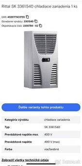 Rittal 3361.540 klimatizácia