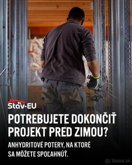 Realizujeme anhydritové potery v okrese Michalovce
