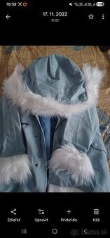 Zimná riflová bunda v.L-NOVÁ