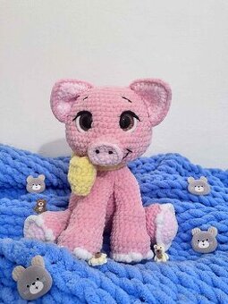 Háčkované prasiatko