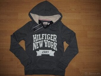 Tommy Hilfiger dámska mikina sivá - 1