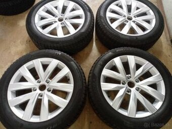 Alu disky VW R17 so zimnými pneu Pirelli 215/55 R17