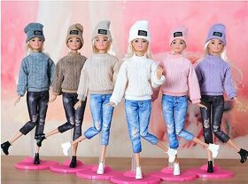 Štýlové oblečenie pre Barbie bábiku - 1