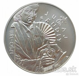 Juraj Fándly - Pamätná strieborná minca 200 Sk 2000 - 1