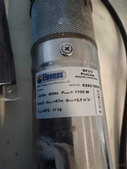 Hlbinné čerpadlo Elpumps BP 3/3 ProLine