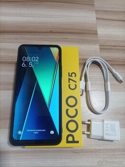 Nový telefón Poco C75 Black