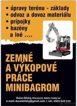 Výkopové a zemné práce