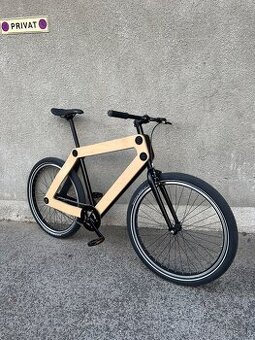 Sandwichbikes - drevený mestský bicykel