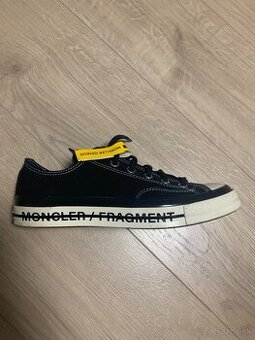 ČIERNE TENISKY MONCLER X CONVERSE, TRENDY, LUXUSNÉ, ZNAČKOVÉ