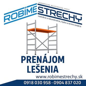 Prenájom lešenia