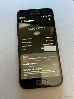 Samsung Galaxy A3 2017 s OneUI