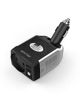 ⚡️ Menič napätia 12V/230V, 75W –ZÁSUVKA do Auta