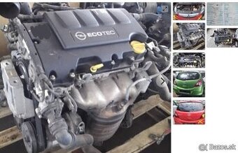 MOTOR A12XER OPEL CORSA D 1.2 2012 PREVODOVKA, DVERE A INÉ
