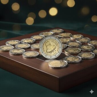 💎 Top sada 2 € mincí SR 2009–2025 – Hodnota rastie v čase