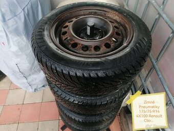 Zimné pneumatiky 4X100 175/65 R14 Renault